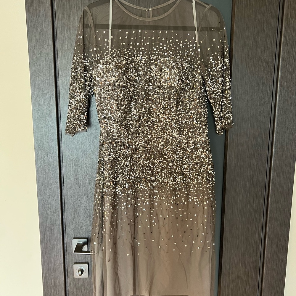 OMBRÉ SEQUIN DRESS